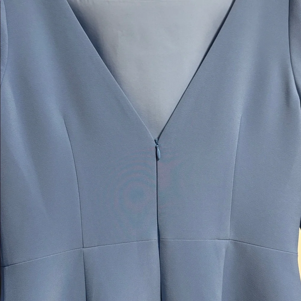 NWT [Sachin + Babi] Patrizia Bateau Neck Midi Dress in Chambray Blue Women’s 8 - Picture 8 of 13
